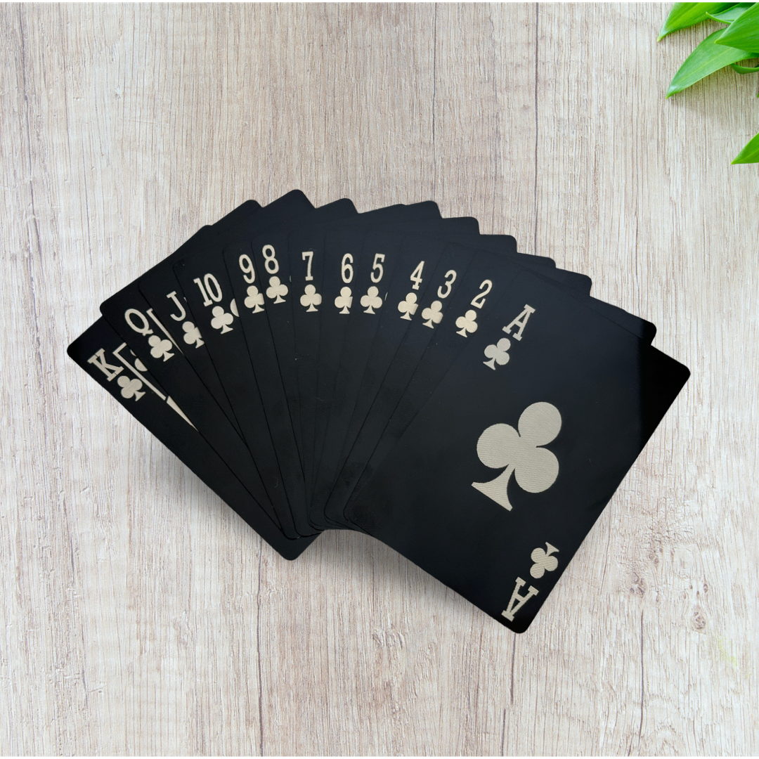 Unique Metal High Quality Playing Cards, Premium Stylish Durable Card Set, Collectible Elegant Timeless Poker Deck, Eye Catching Card Set